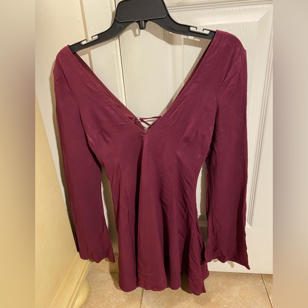 Tobi long sleeve mini dress